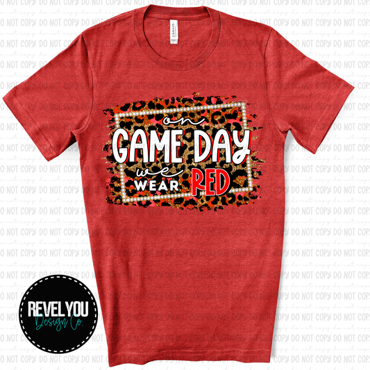 GAME DAY RED - PNG
