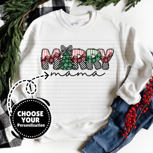 Merry Custom Title - Customize Yours - PNG
