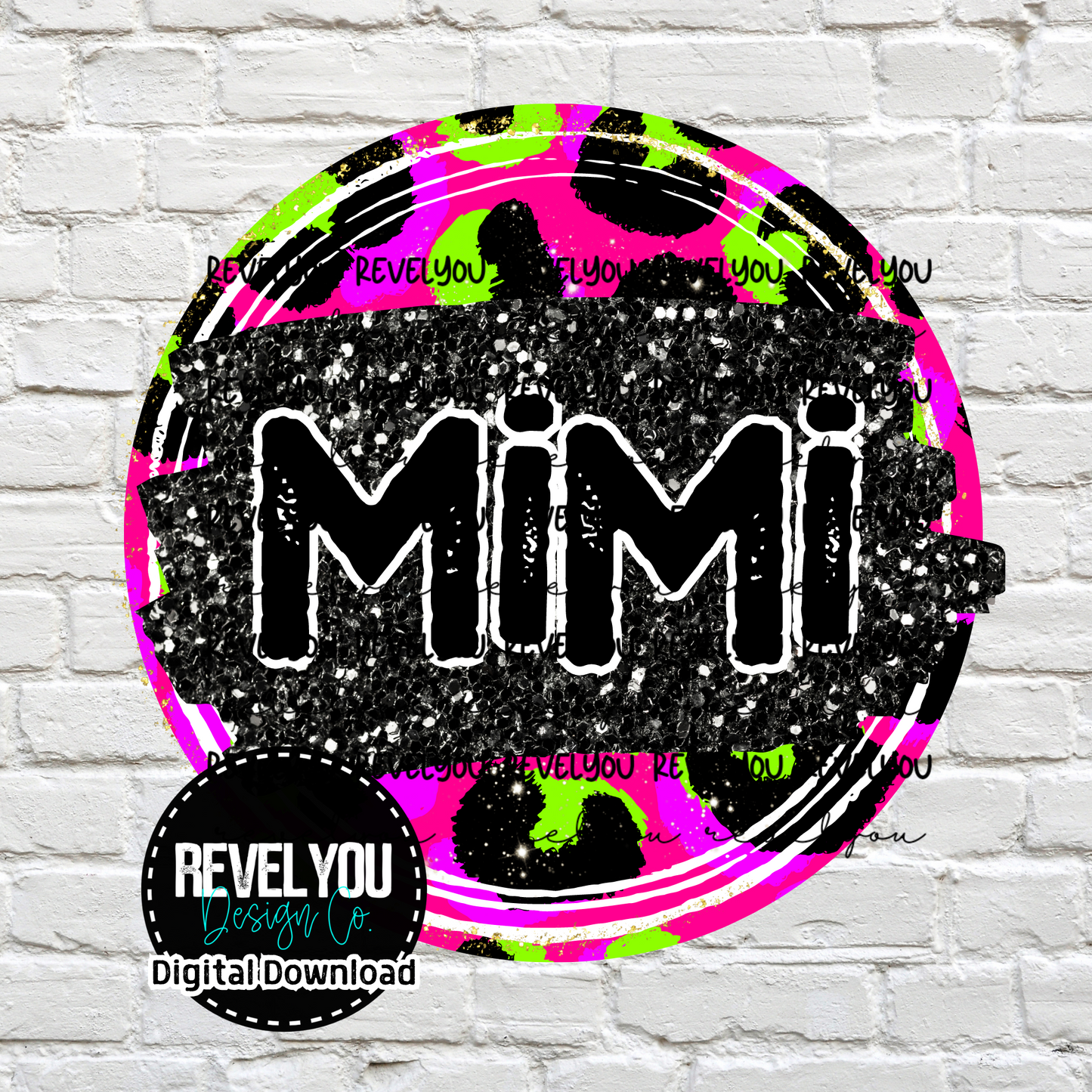 NEON LEOPARD BUNDLE - PNG