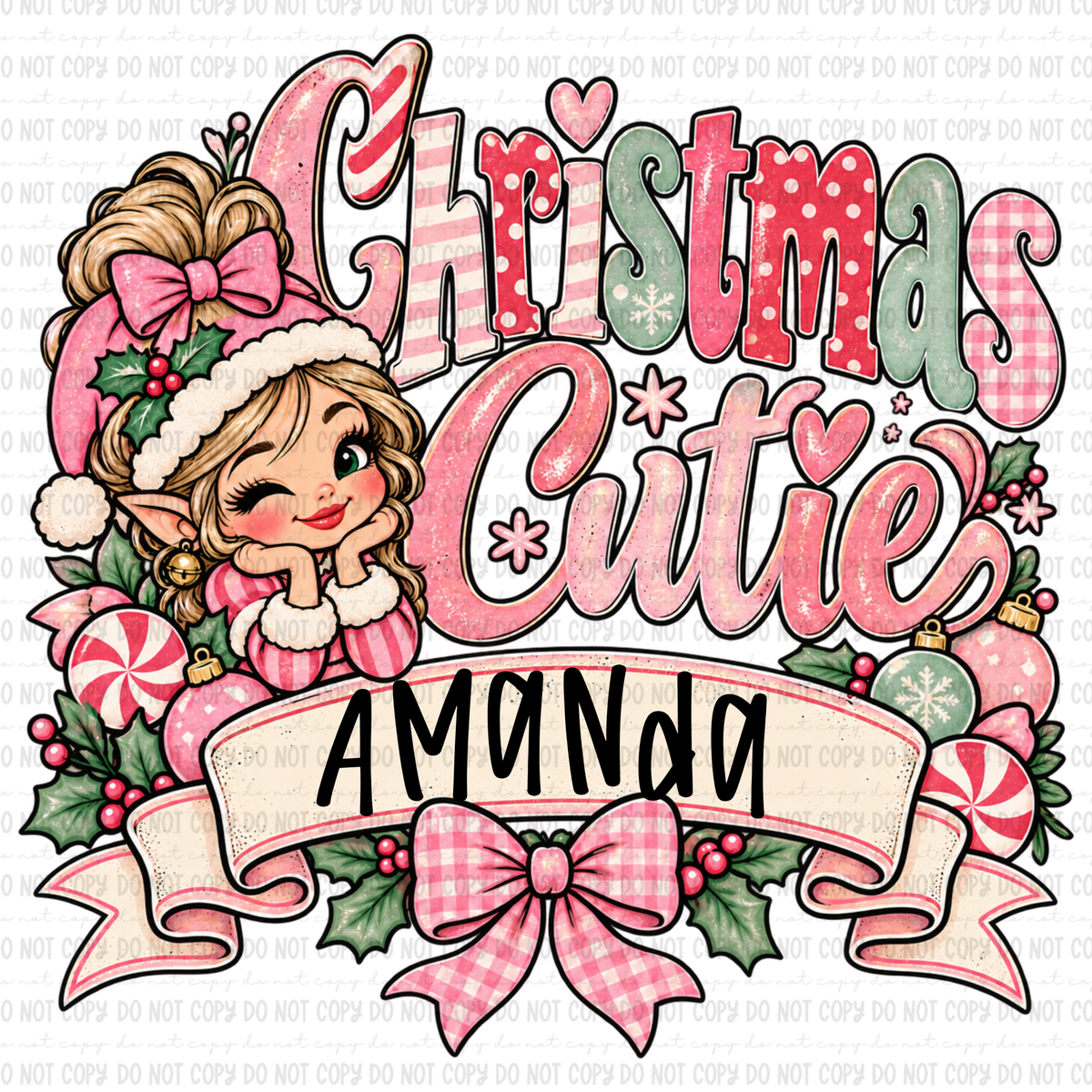 Christmas Personalization Bundle - PNGS