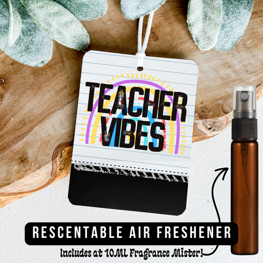 Teacher Vibes - Air Freshener