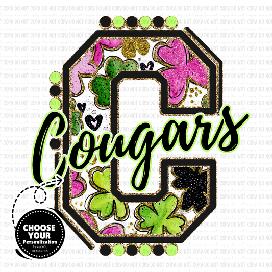 Shamrock Shenanigans Mascot Letter