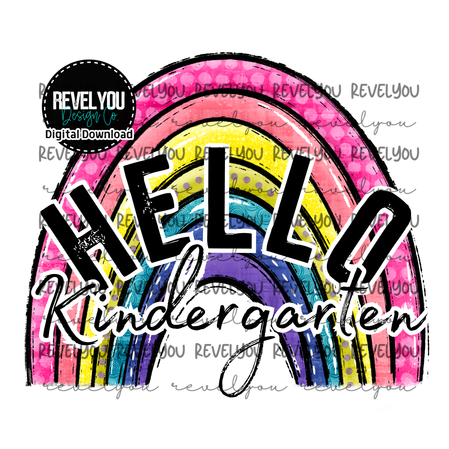Hello Kindergarten - PNG