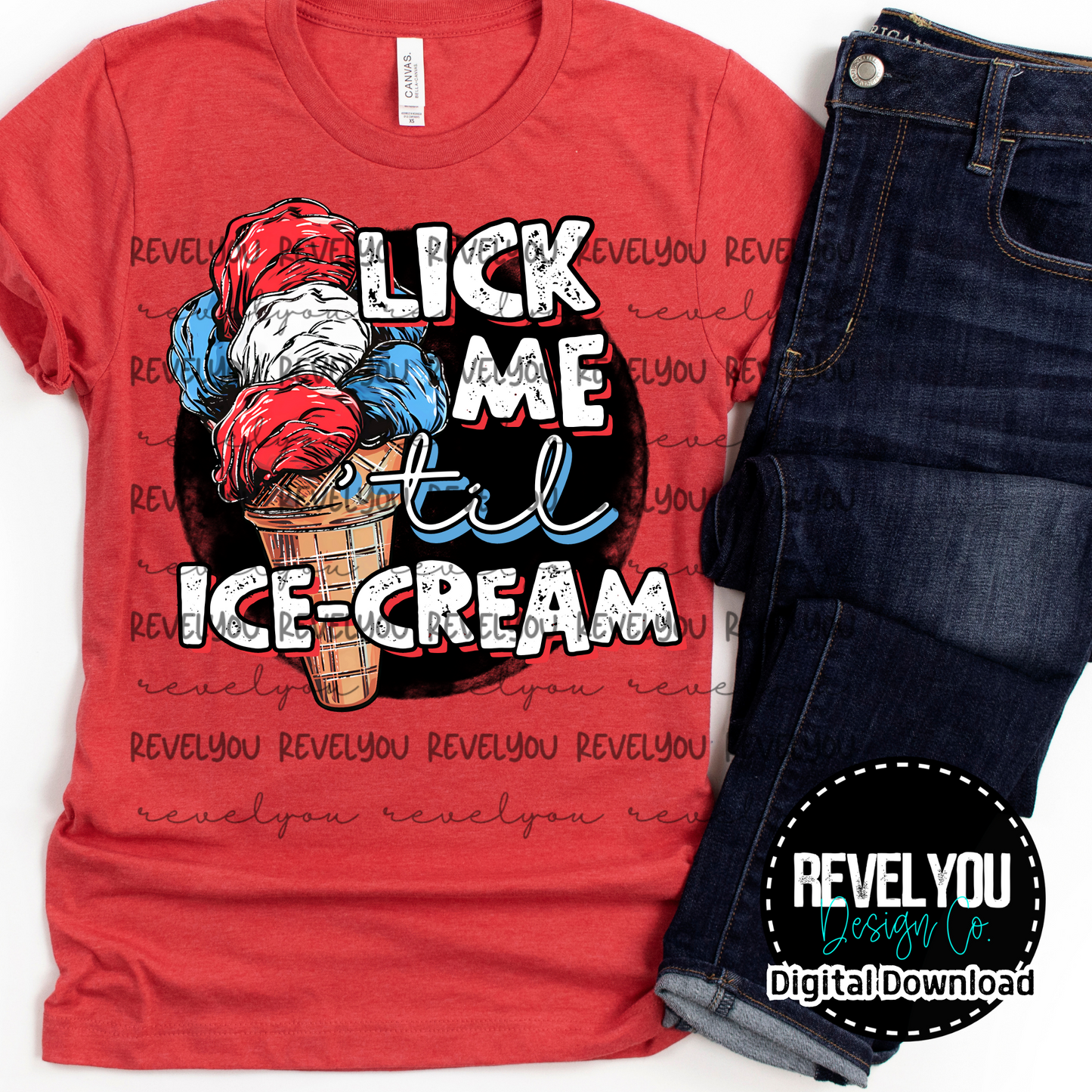 Lick Me Til Ice-Cream  - PNG