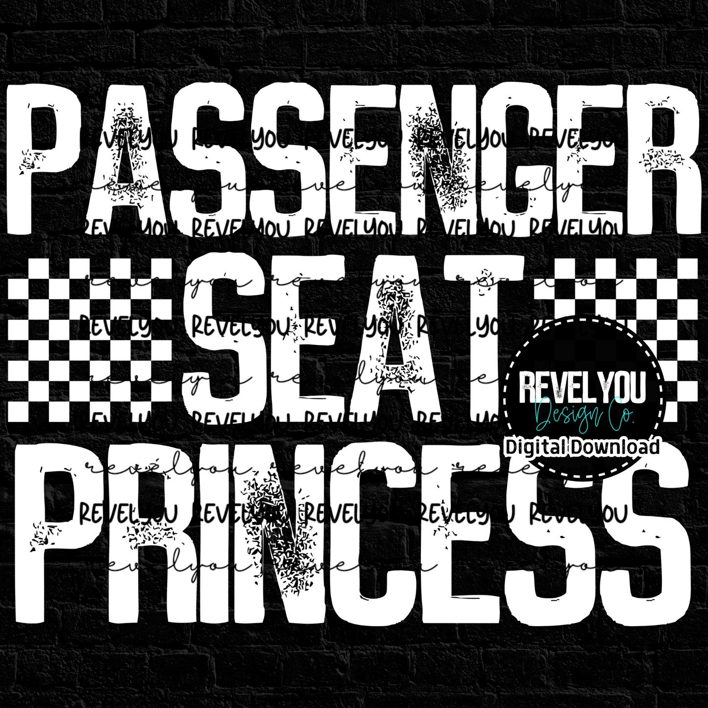 Passenger Seat Princess White - PNG