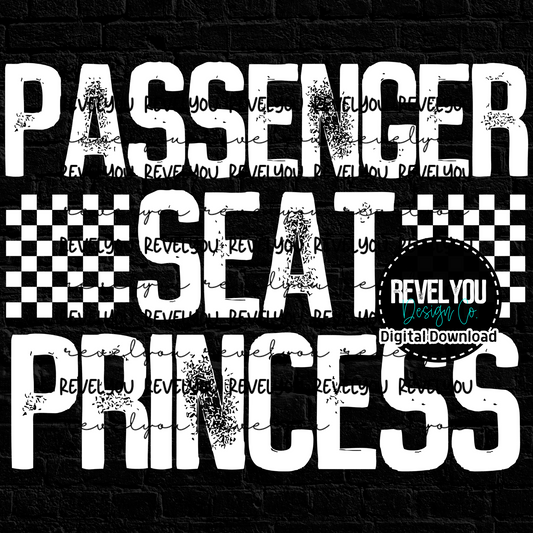 Passenger Seat Princess White - PNG