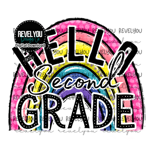 Hello Second Grade - PNG