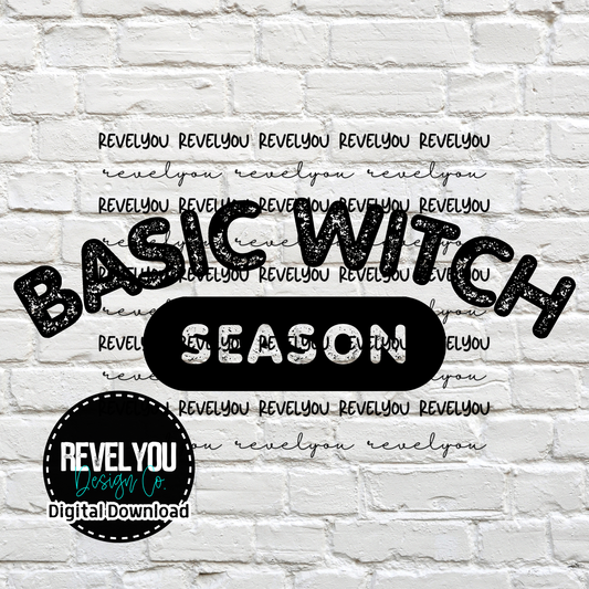 Basic Witch Season Black - PNG