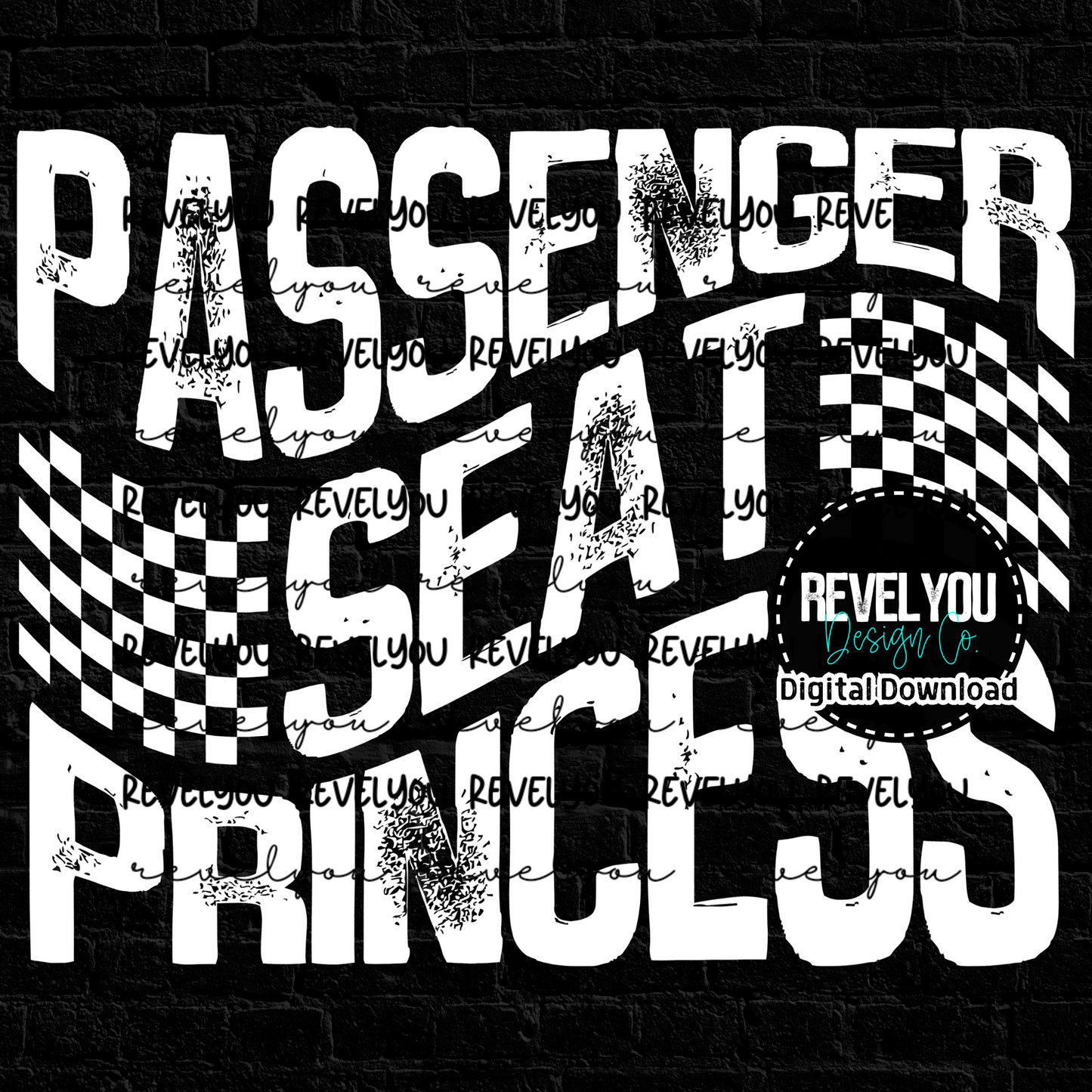 Passenger Seat Princess White Wave - PNG