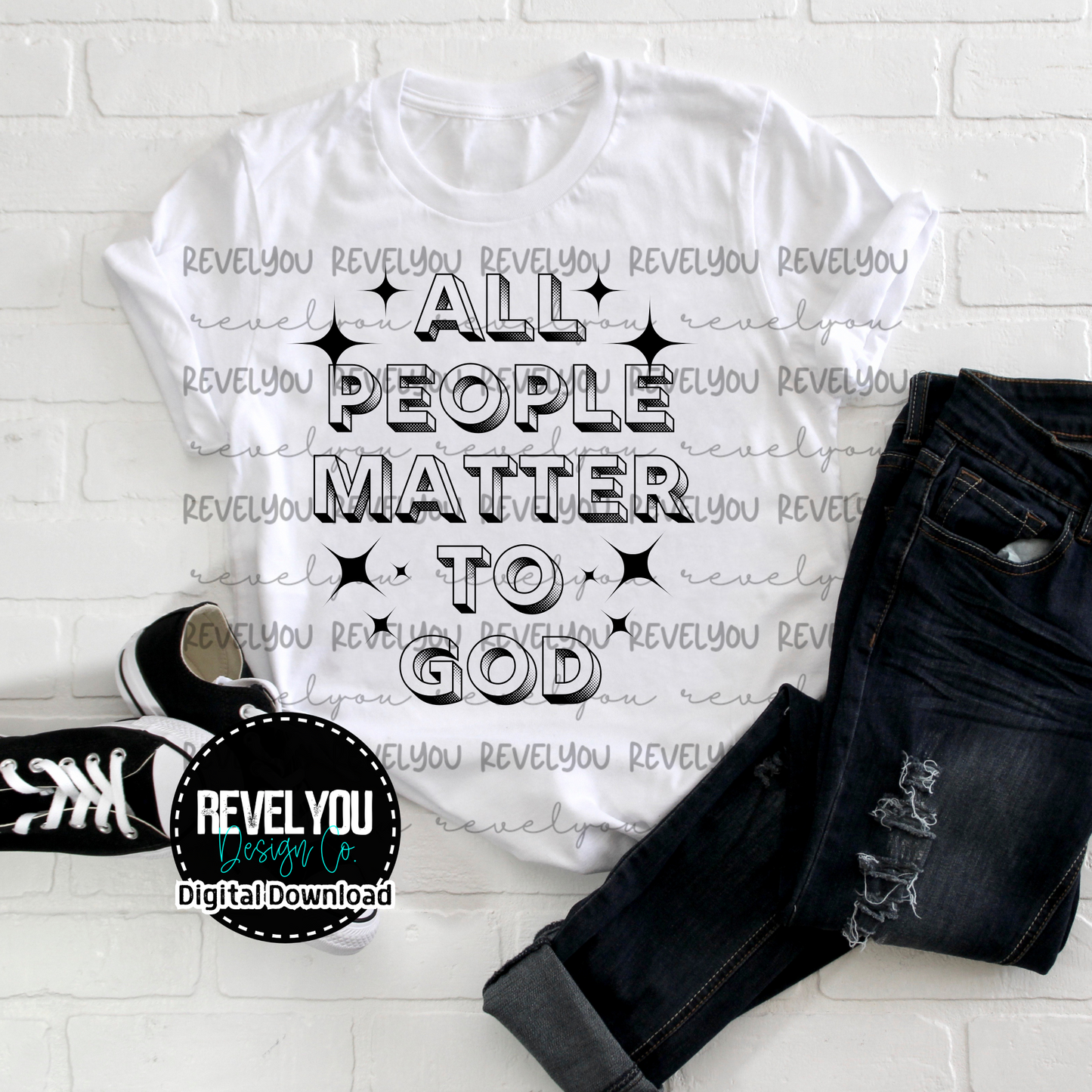 All People Matter To God *PROFIT GOES TO CHARITY*  - PNG
