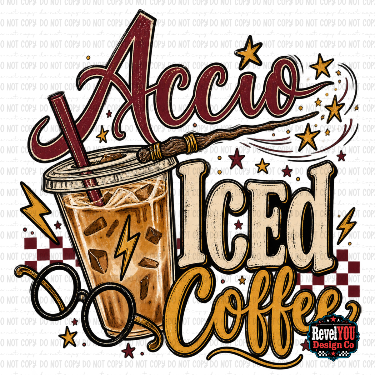 Accio Iced Coffee - PNG ONLY - ONE AVAILABLE!