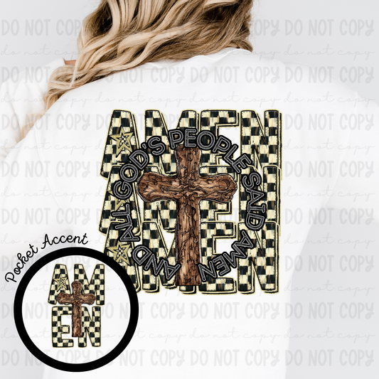 And All God's People Said Amen - PNG Set
