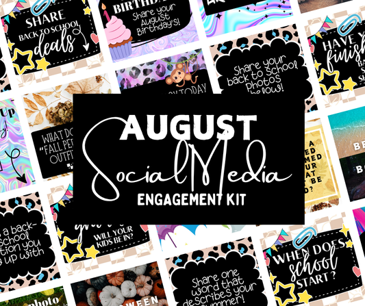 August 2025 Social Media Engagement Kit