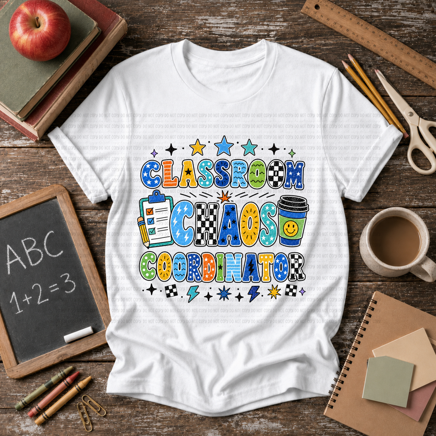 Classroom Chaos Coordinator Blue - PNG