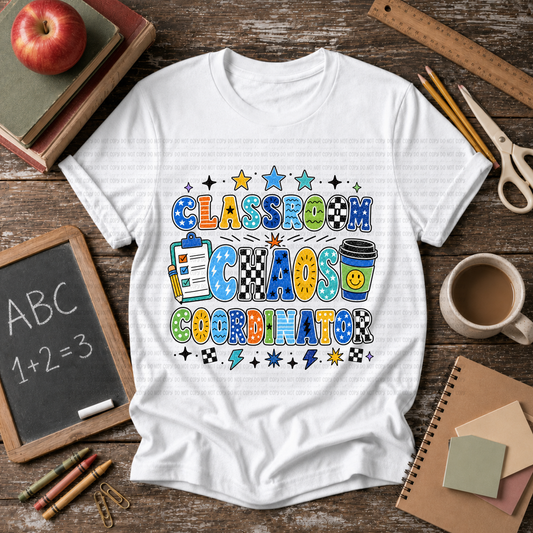 Classroom Chaos Coordinator Blue - PNG