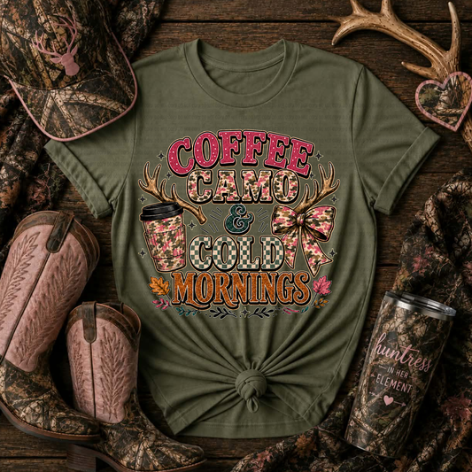 Camo Coffee & Cold Mornings - PNG