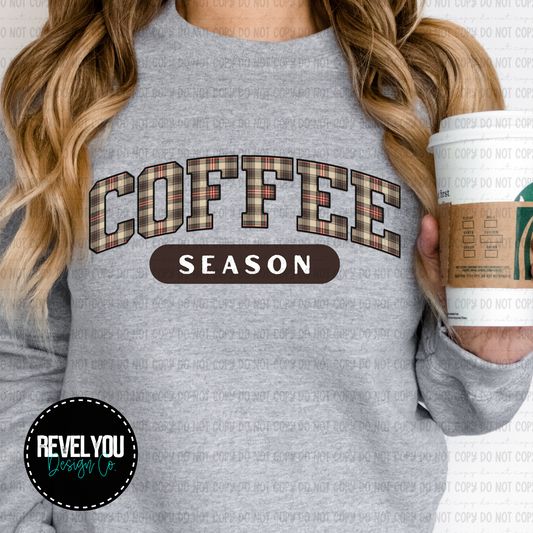 Coffee Season Arch - PNG