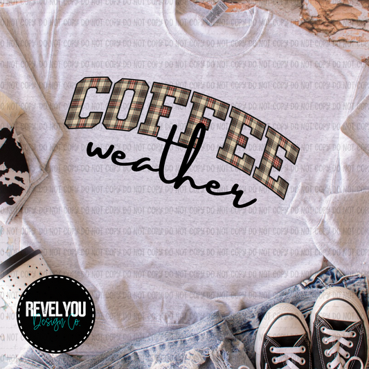 Coffee Weather Arch Script - PNG