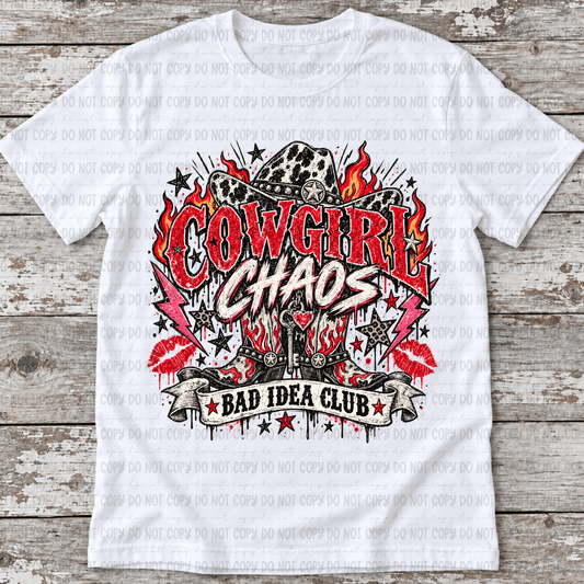 Cowgirl Chaos - PNG