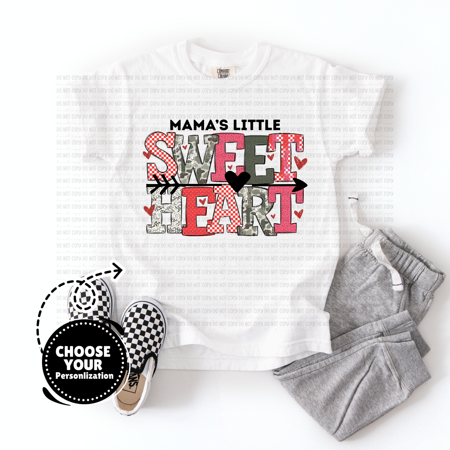 Little Sweetheart - Customize Yours - PNG