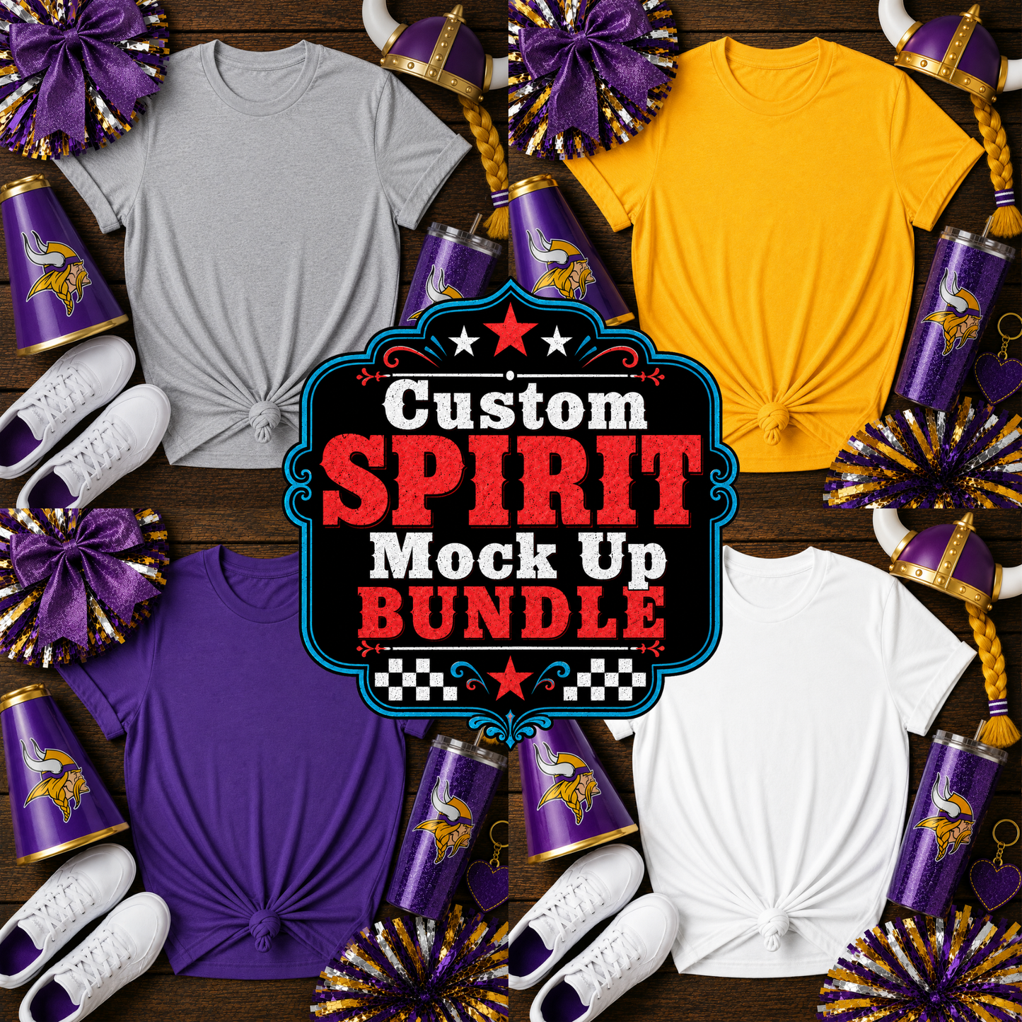 Custom Spirit Mock Up Bundle - Customize Yours!