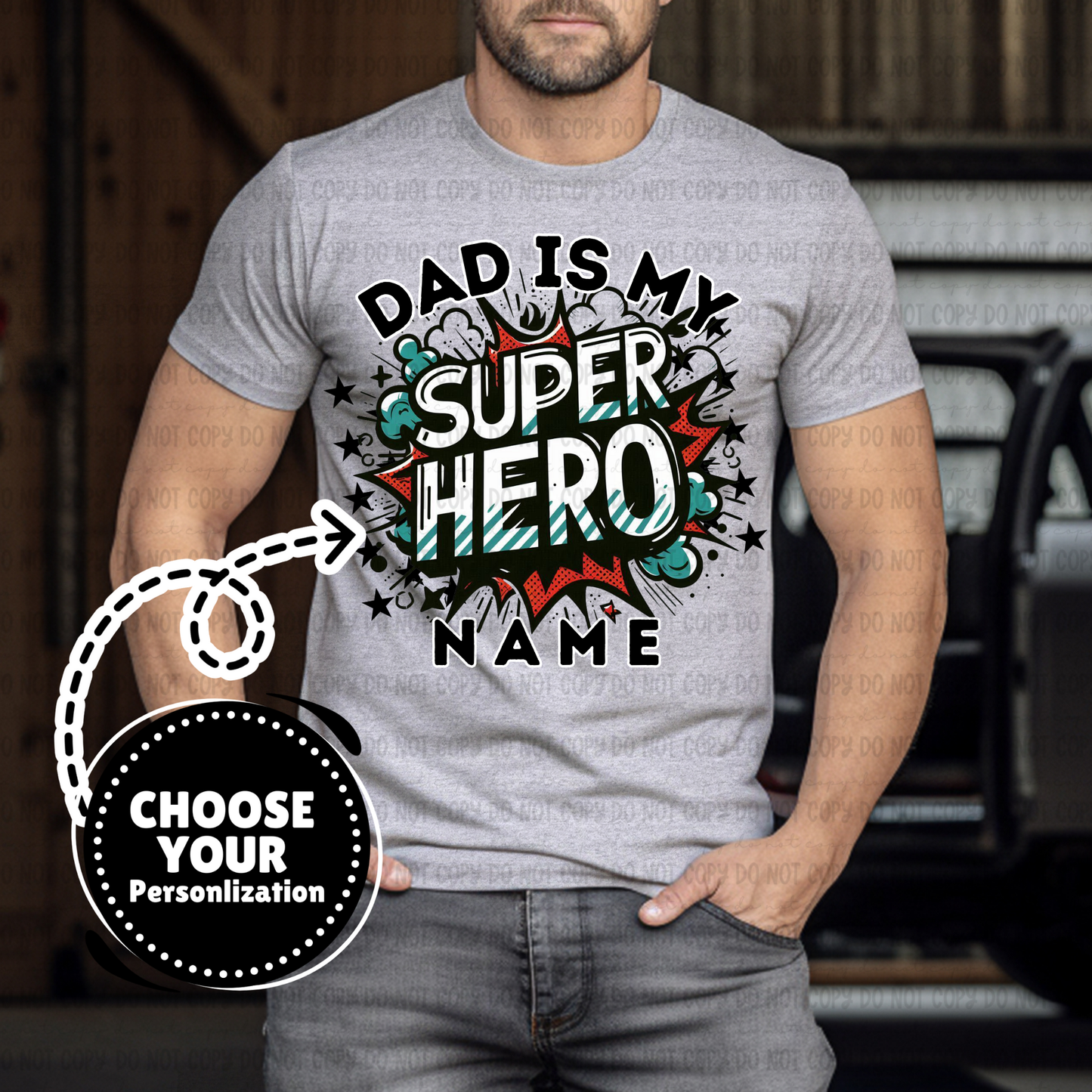 Super Hero Name  - Customize Yours - PNG