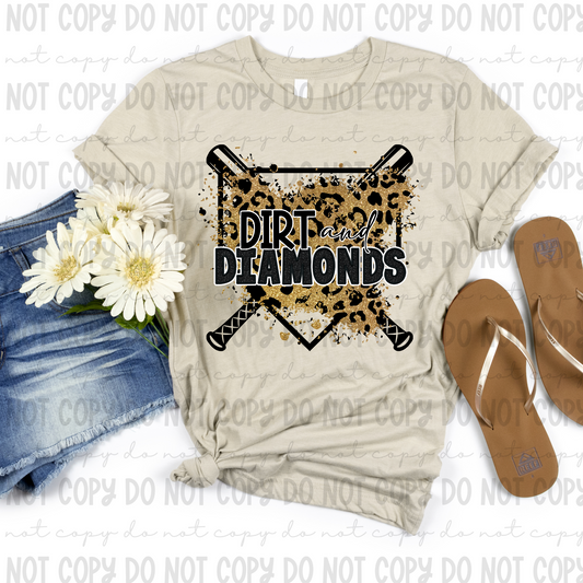 Dirt And Diamonds Faux Glitter Gold - PNG