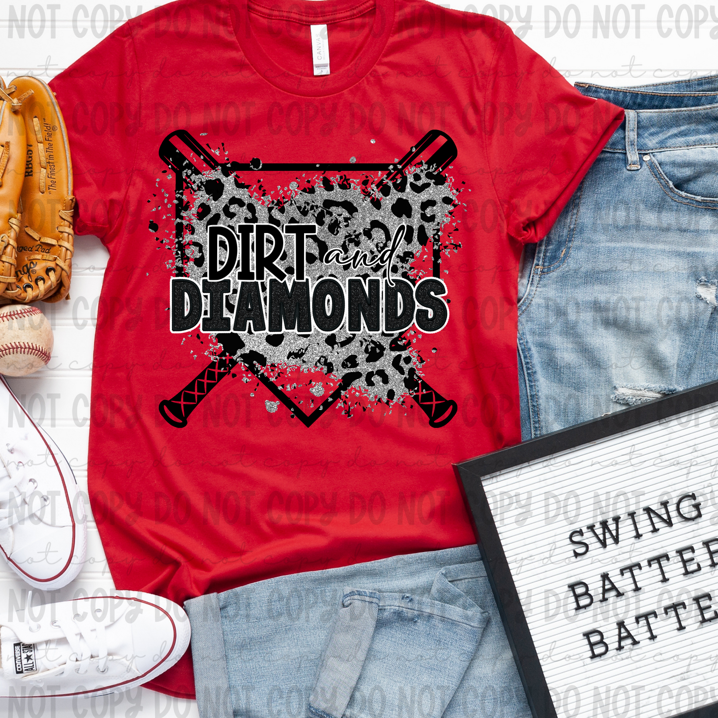 Dirt And Diamonds Faux Glitter Silver - PNG