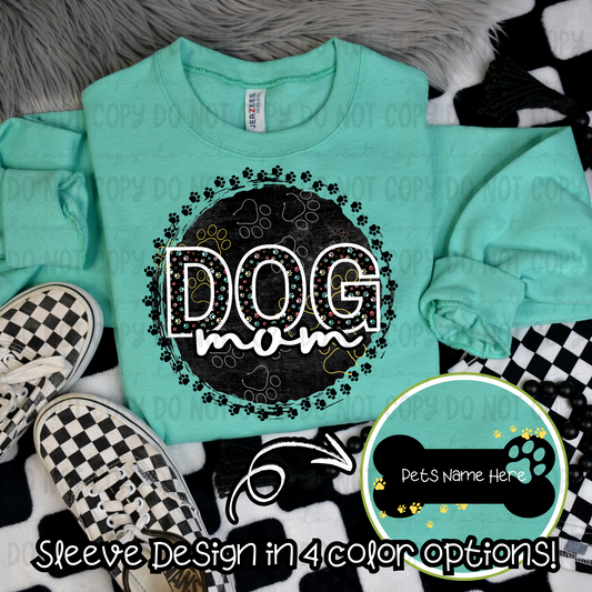Dog Mom & Sleeve Set - PNG