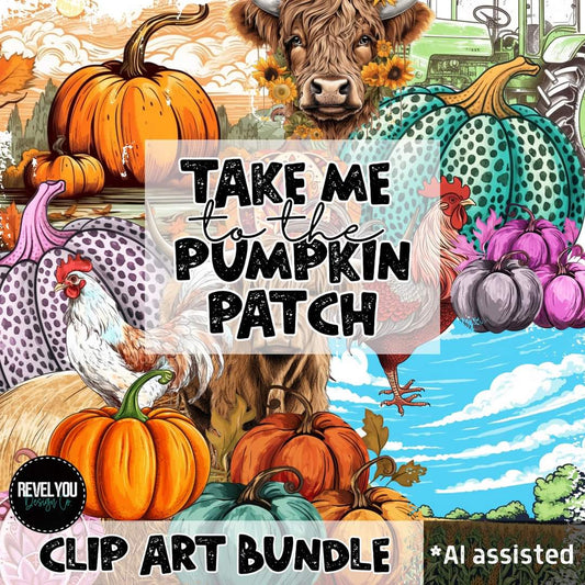 Take Me To The Pumpkin Patch Clipart Bundle