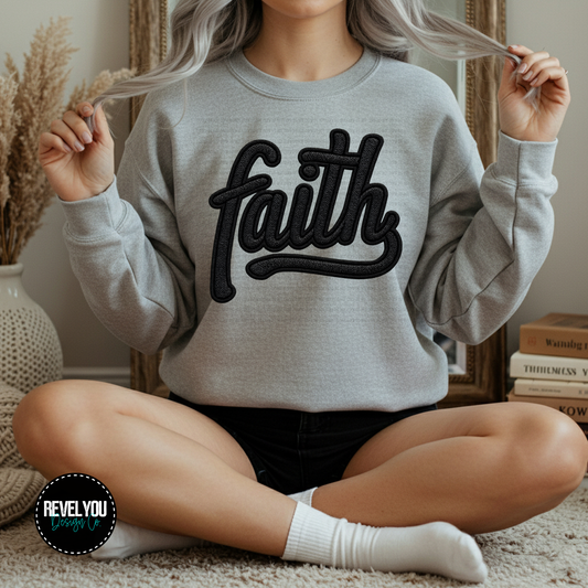 Faith Faux Applique - PNG
