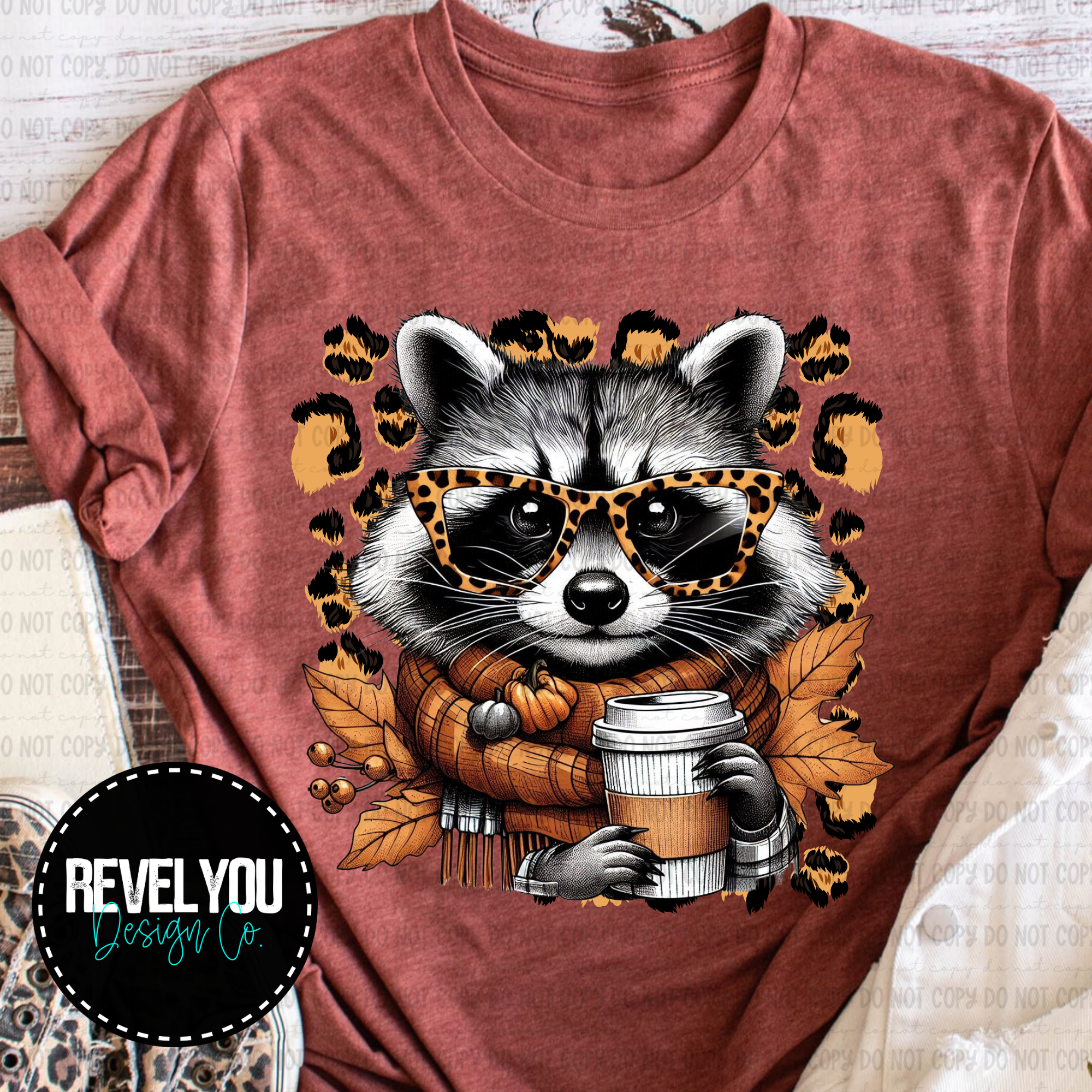 Fall Racoon - PNG – RevelYOU Boutique