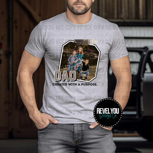 Created With A Purpose Editable Template Mens Version - REQUIRES CANVA
