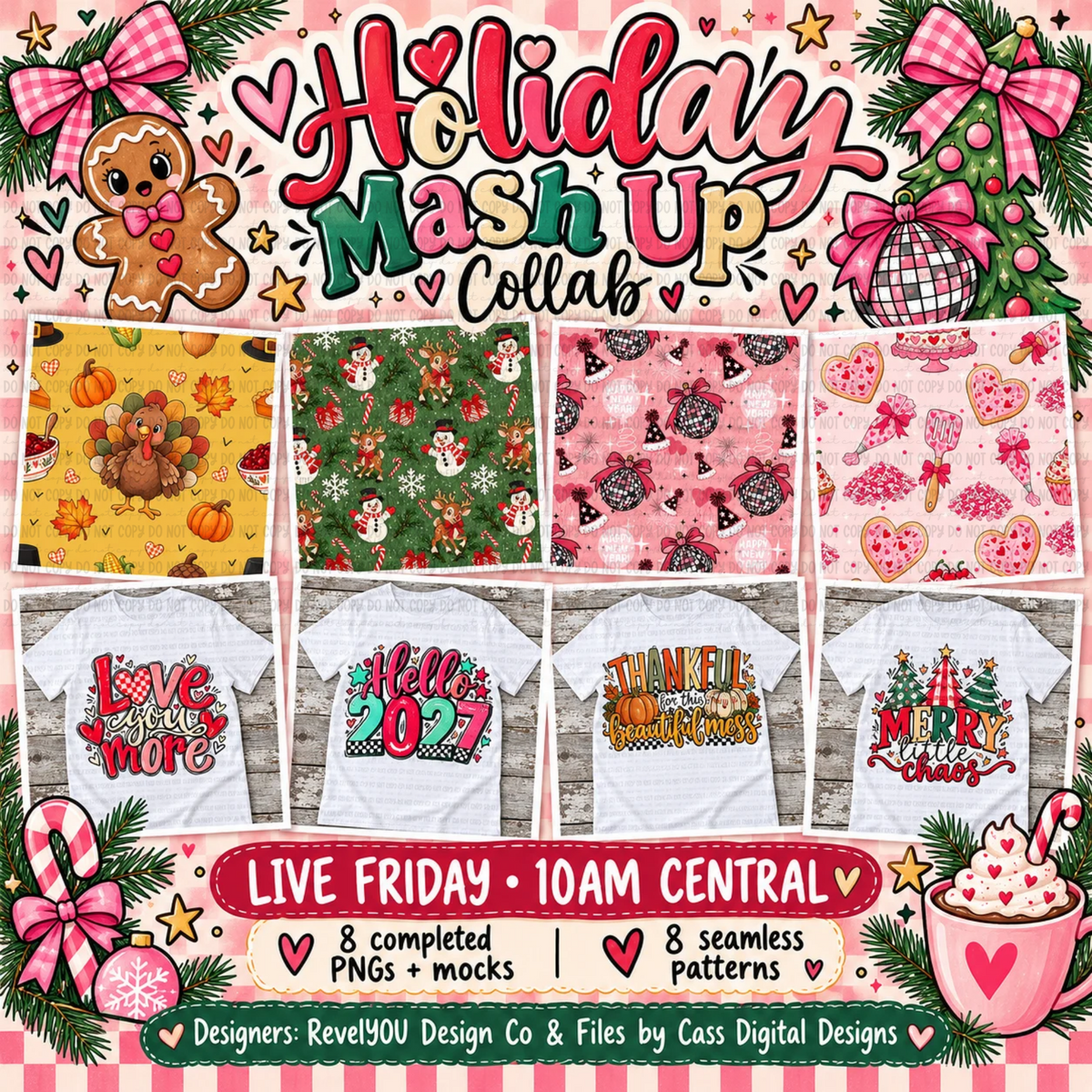 Holiday Mash Up Collab - Files By Cass + RevelYou Design Co - 2026