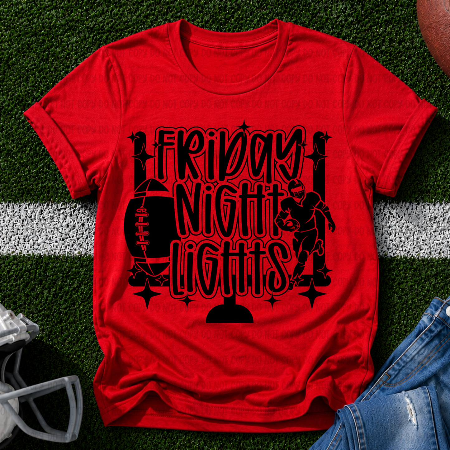 Friday Night Lights *Black White Set* - PNG