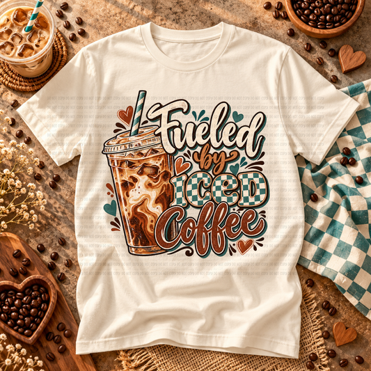 Fueled By Iced Coffee - PNG