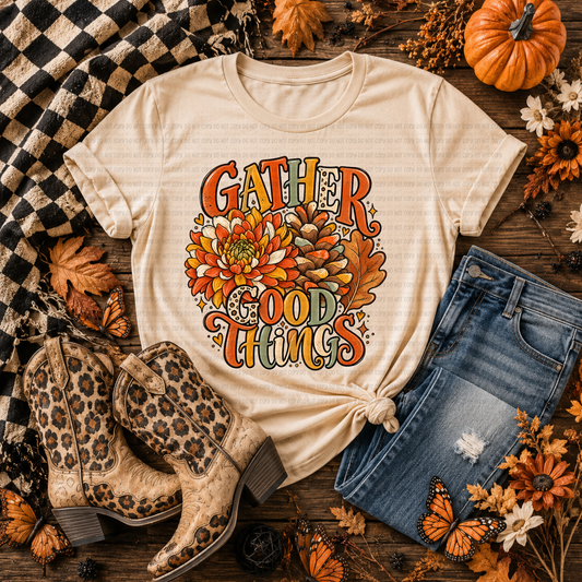 Gather Good Things - PNG