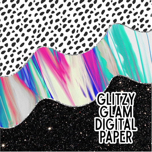 Glitzy Glam Digital Paper