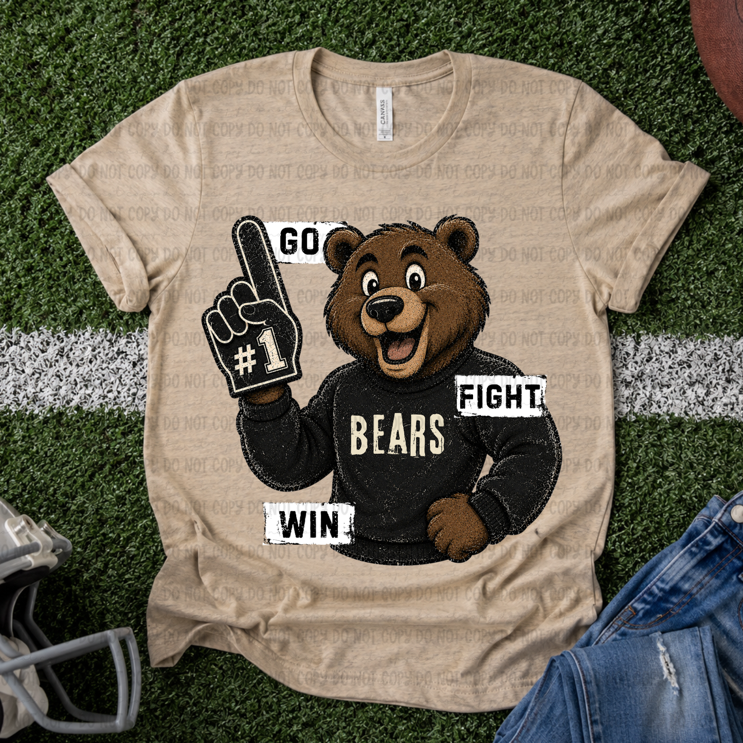 Go Fight Win Bears - PNG