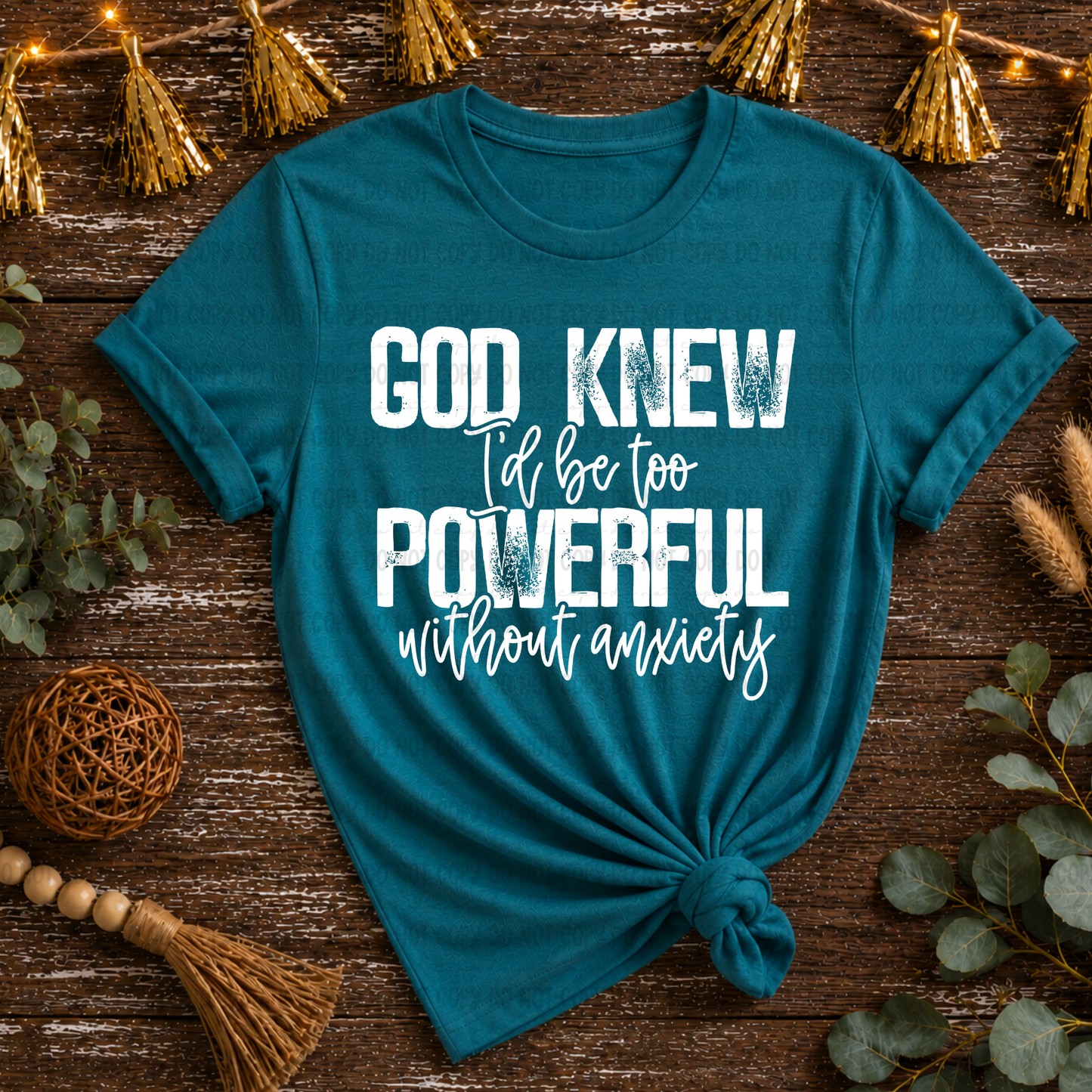God Knew I'd Be Too Powerful Without Anxiety *Black & White*