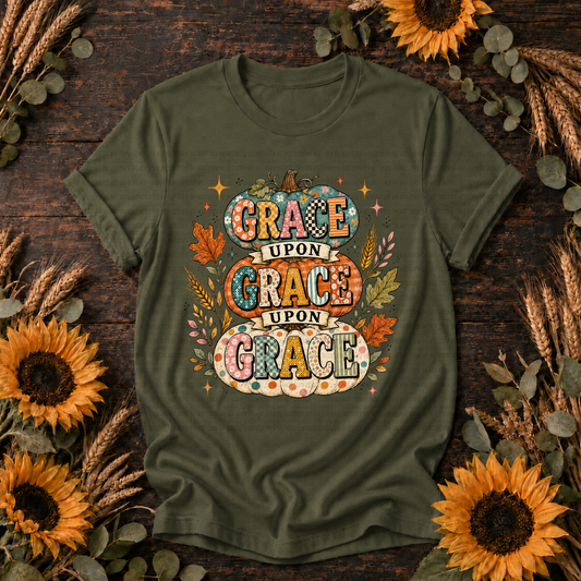 Grace Upon Grace Upon Grace Pumpkins  - PNG