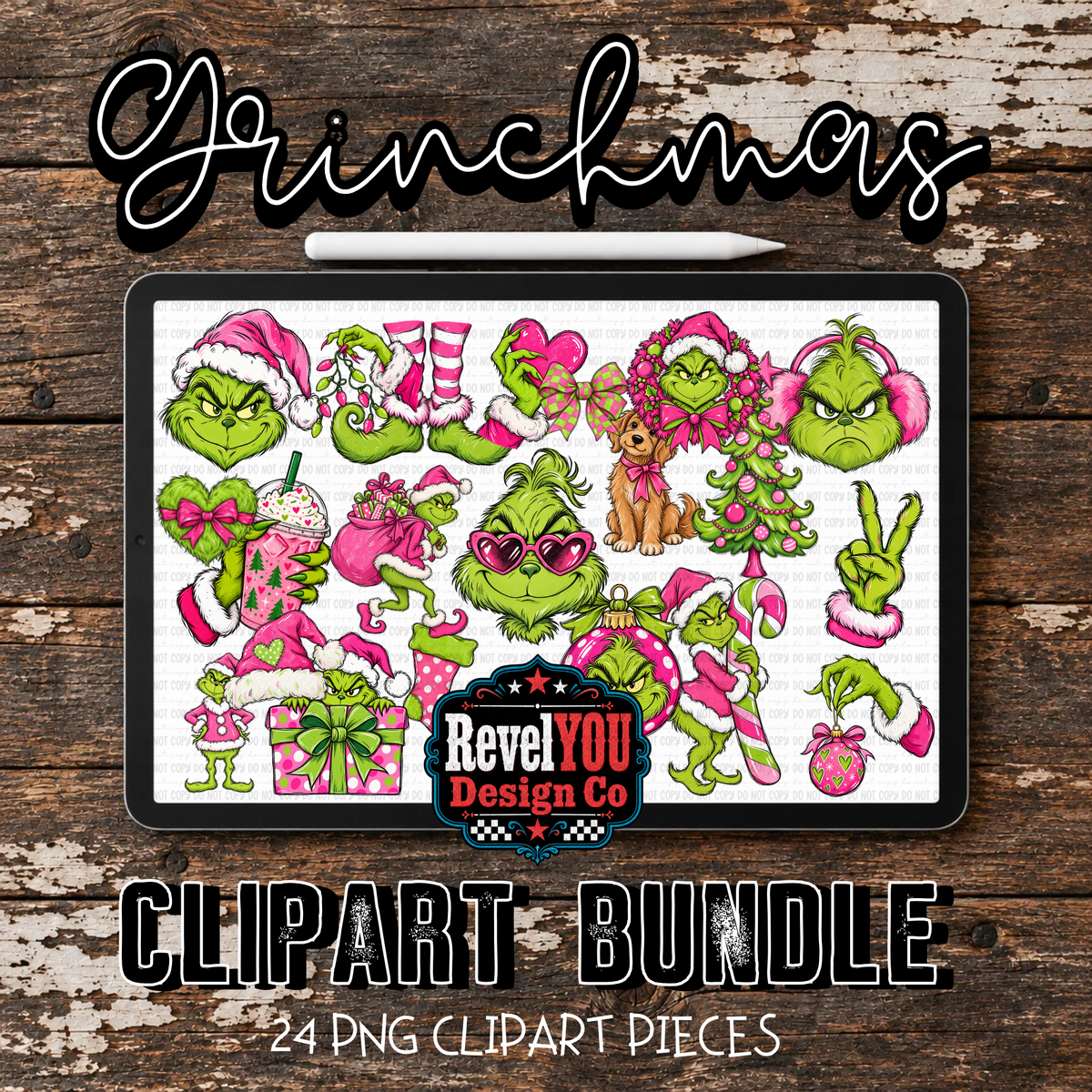Green Guy Clipart Bundle