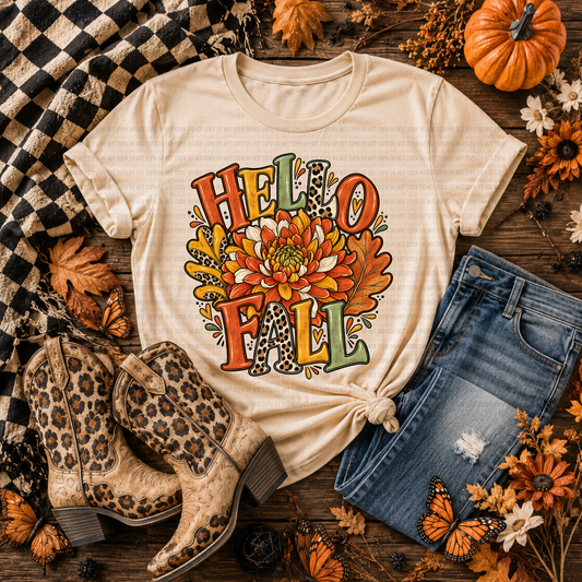Hello Fall  - PNG