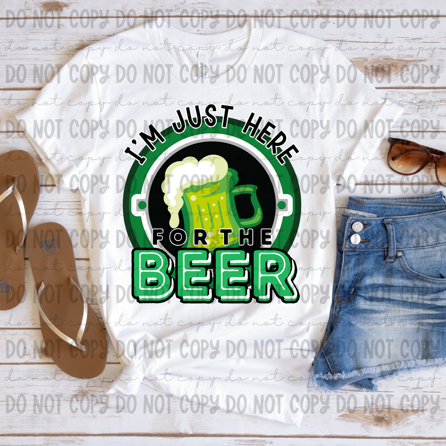 Here For The Beer Mug - PNG