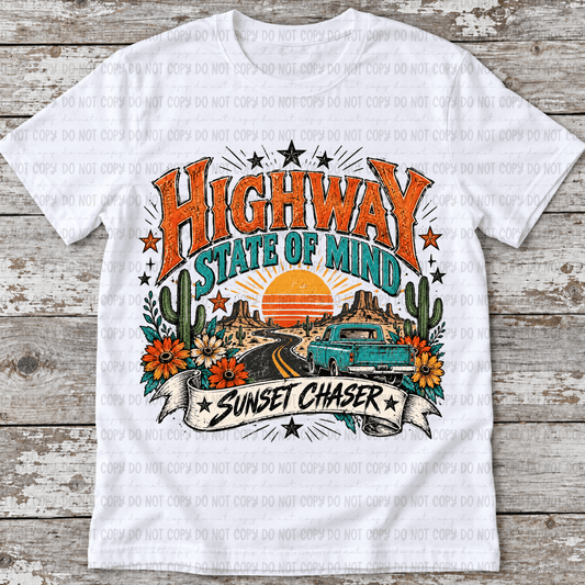 Highway State Of Mind- PNG