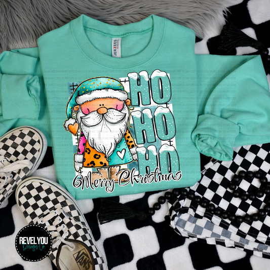 Ho Ho Ho Merry Christmas Santa - PNG