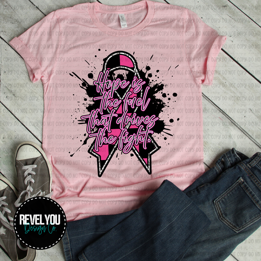 Hope is the Fuel Pink - PNG