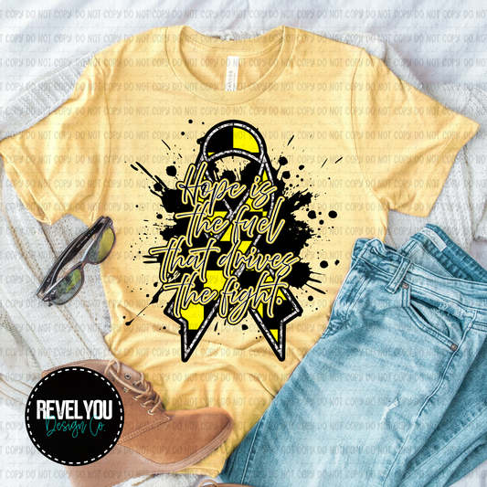 Hope is the Fuel Yellow - PNG