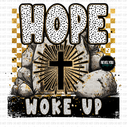 Hope Woke Up Checkered