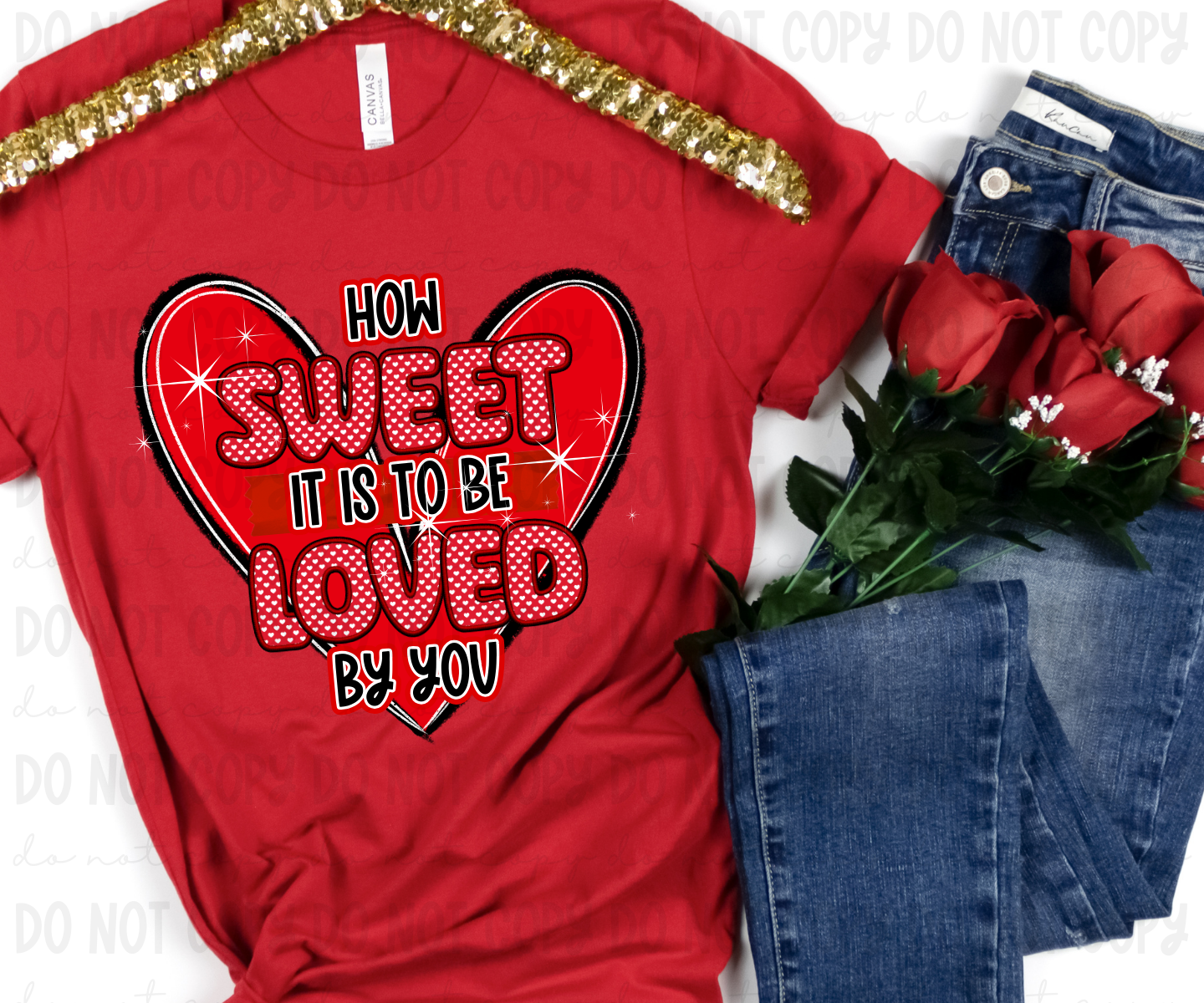 How Sweet It Is Faux Embroidery - PNG